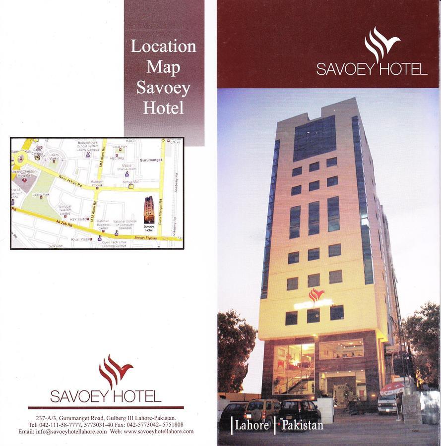 Savoey Hotel Lahore Exterior foto
